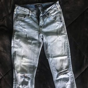 Silver jeans